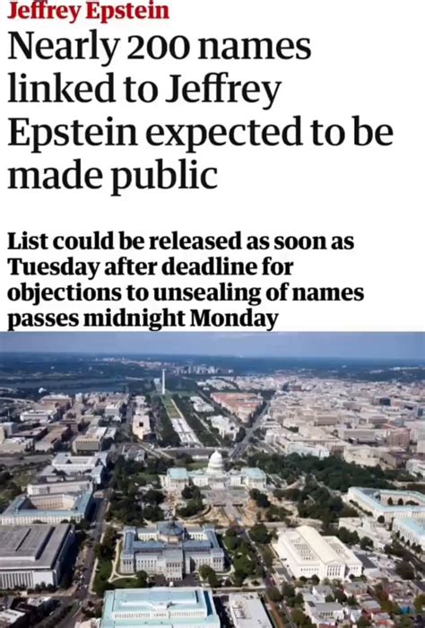 epstein list betting|Nearly 200 names linked to Jeffrey Epstein expected to be made .